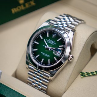 Rolex Datejust 41mm Acero 126300 Verde 05/2026