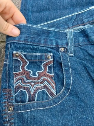 Jeans Y2K Hip Hop Baggy Larghi Vintage