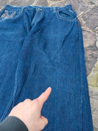 Jeans Y2K Hip Hop Baggy Larghi Vintage