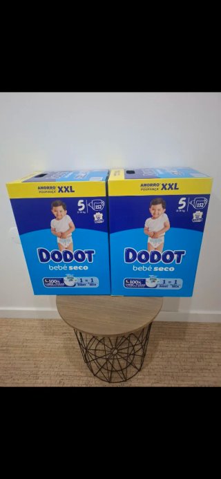 Fraldas Dodot Bebé Seco Tamanho 5 XXL