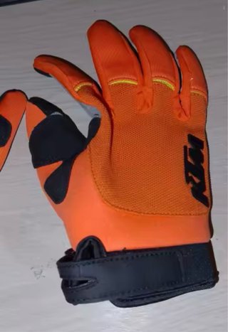 Guantes KTM Naranja y Gris