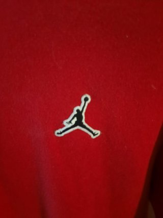 Felpa con cappuccio Air Jordan rossa