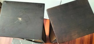 2 Estanterías Madera y Bambú