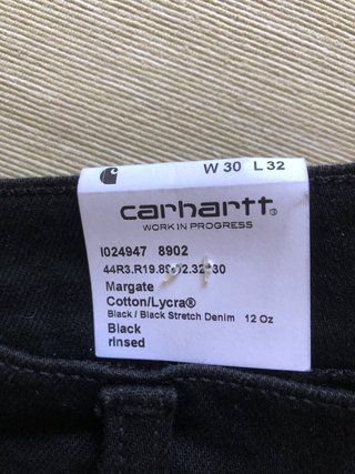 Pantalón Carhartt Negro