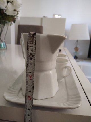 Soprammobile in ceramica – set caffè fisso