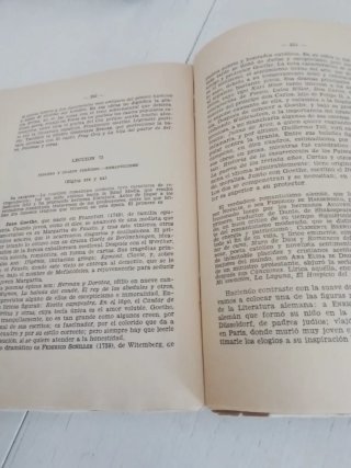 Libro antiguo Historia de la literatura española