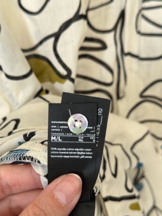 Camisa Parfois Estampada Talla M/L