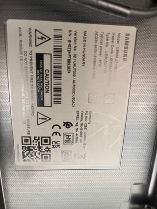 Smart TV Samsung 50” UHD Negra