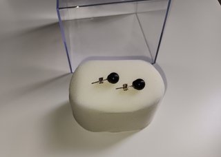 Pendientes Plata 925 Negro