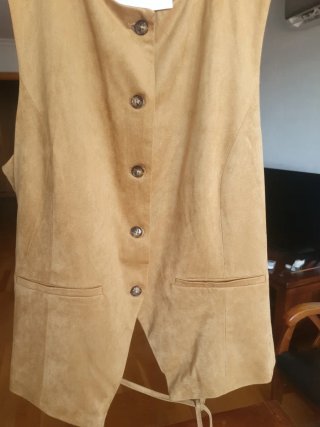 Chaleco Lefties Beige/Marrón Talla XL