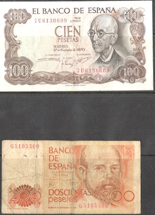 Lote 4 Billetes 50 Pesetas 1935 El Banco de España