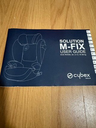 Silla Cybex Solution M-Fix Grupo 2/3