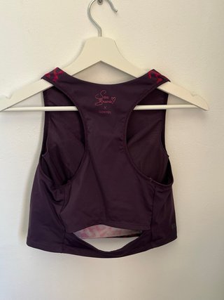 Top deportivo estampado leopardo