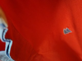 Polo uomo arancione collo camicia