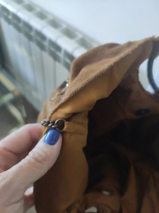 Bolso Zara Marrón con Abalorios