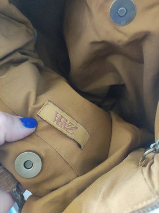Bolso Zara Marrón con Abalorios