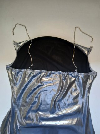 Mini abito Shein Argentato Taglia M
