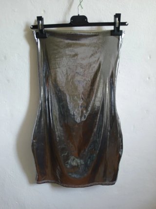 Mini abito Shein Argentato Taglia M