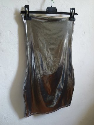 Mini abito Shein Argentato Taglia M