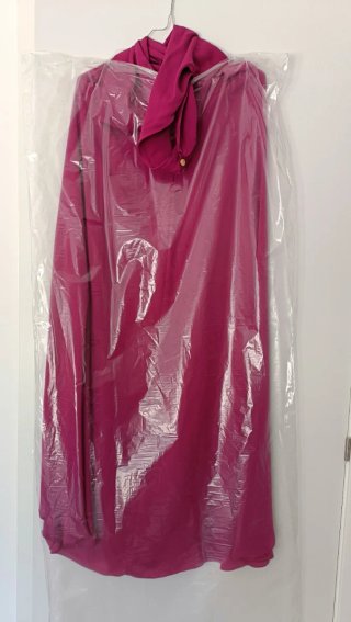 Vestido de fiesta morado