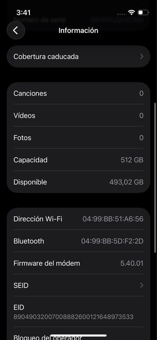 iPhone 13 mini 512GB Nero Batteria 100%