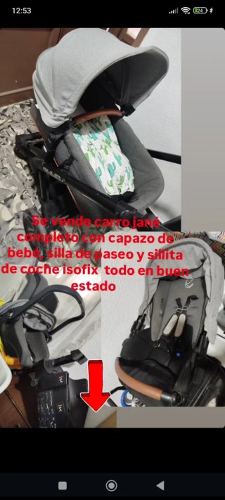 Carro bebé completo