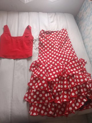 Falda Rociera Lunares