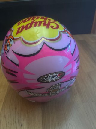Casco Moto Infantil Rosa Chupa Chups