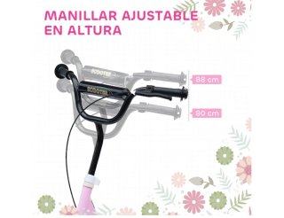 Patinete / Scooter Niños HOMCOM Rosa
