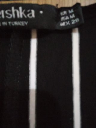 Mono rayas blanco y negro talla M