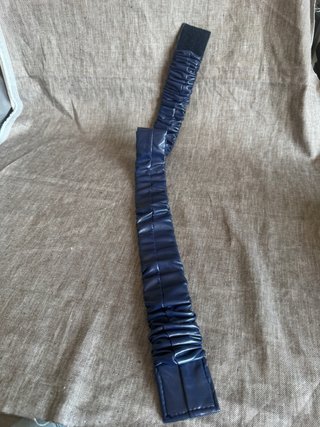 Cintura elastica blu vintage
