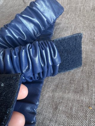 Cintura elastica blu vintage