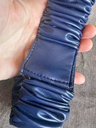 Cintura elastica blu vintage