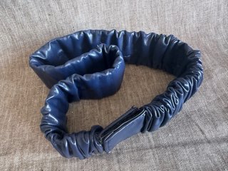 Cintura elastica blu vintage