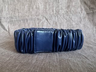 Cintura elastica blu vintage