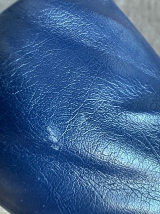 Cintura elastica blu vintage