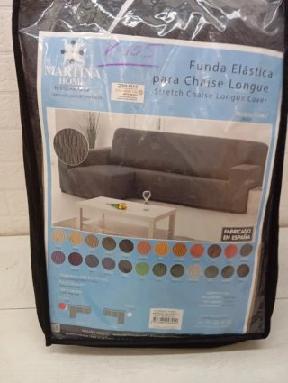 Funda Chaise Longue Brazo Izquierdo Marrón