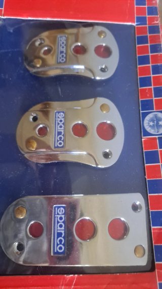 Juego 3 Pedales Sparco Vintage SP078312CRAA