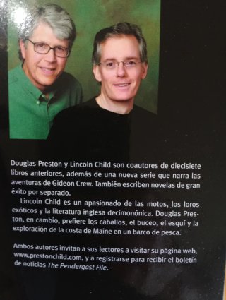 Libro Fuego Blanco. Preston y Child