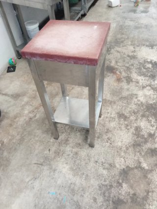 Mesa auxiliar acero inoxidable