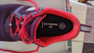 Zapatillas Kalenji Moradas y Rojas