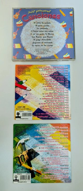 3 CDS, Mis primeras canciones + 2 Música Infantil.