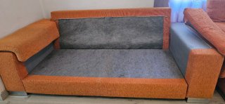 2 Sofás IKEA Naranja (200cm + 180cm)