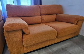 2 Sofás IKEA Naranja (200cm + 180cm)