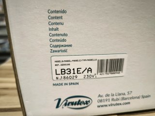 Lijadora Banda Profesional Virutex LB31EA