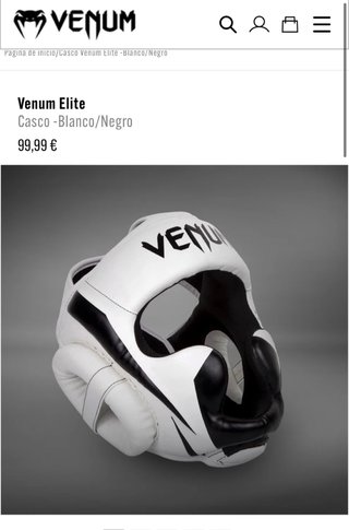 Casco VENUM ELITE SPARRING NUEVO (Boxeo,MMA...)