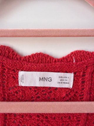 Camiseta Mango Roja Verano
