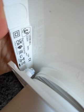 Extractor de Baño S&P EDM-80 L