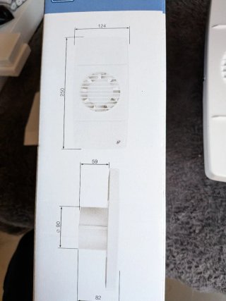 Extractor de Baño S&P EDM-80 L