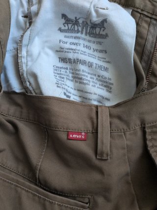 Pantaloni Levi's Strauss Uomo Beige